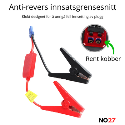 NO27 - Portabel og kraftfull Jumper 12V